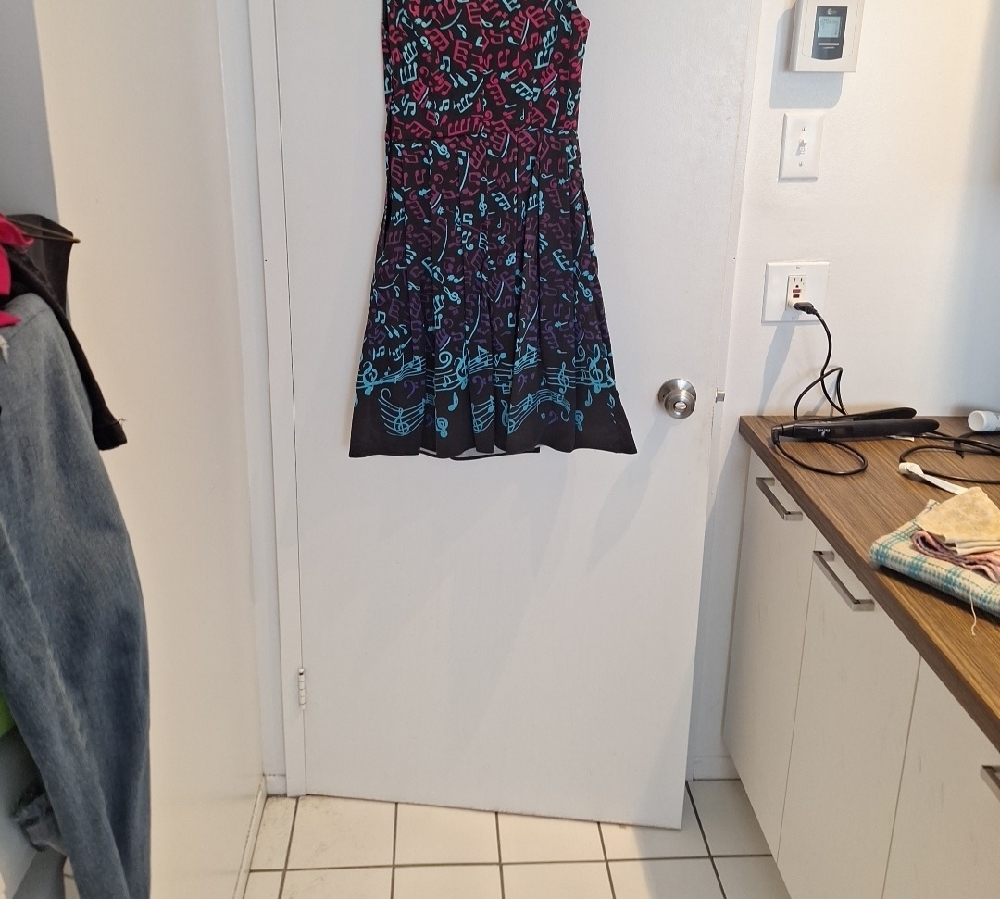 Modcloth Vibrant Musical Note Mini Dress - Picture 3 of 4
